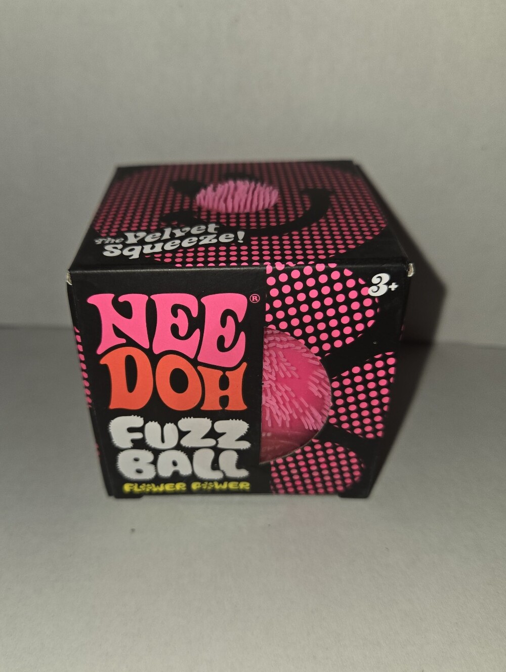 Pink Needoh FuzzBall Sensory Squishy